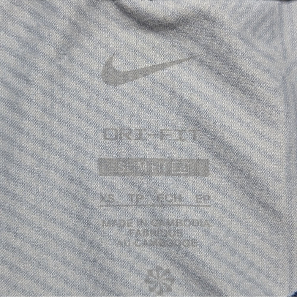 Nike Dri-FIT Sleeveless Fit & Flare Tennis Dress Blue White Women's XS - Picture 3 of 8